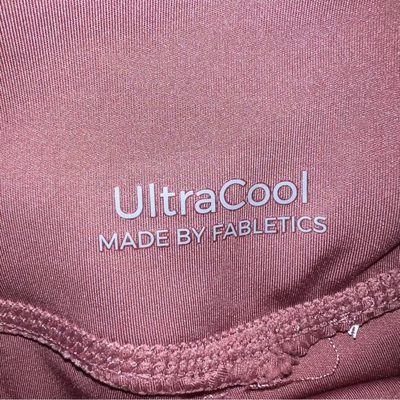 Fabletics Ultracool Mid-Rise Reflective 7/8 Leggings Mauve Size Small - Picture 4 of 6
